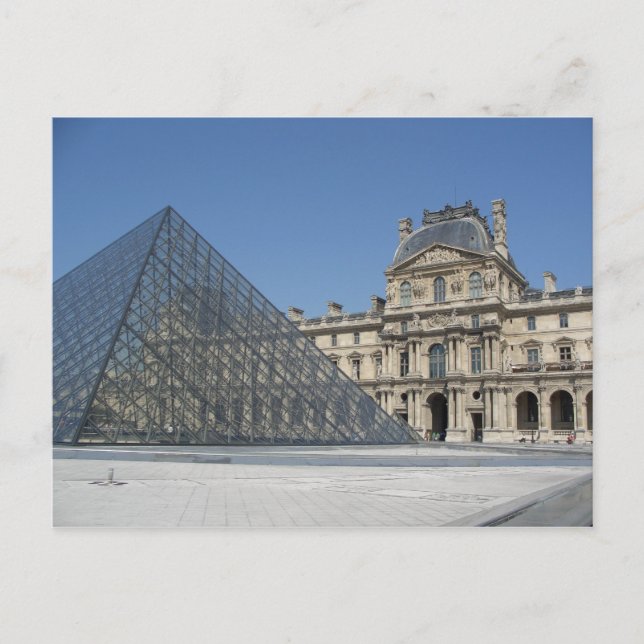 The Louvre Museum Postcard (Front)