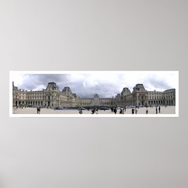 The Louvre Panoramic Poster (Front)