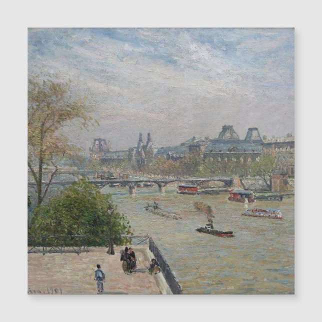 The Louvre, Spring  Camille Pissarro   (Front)