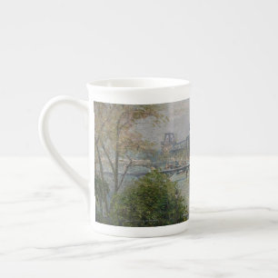 The Louvre, Spring  Camille Pissarro    Bone China Mug
