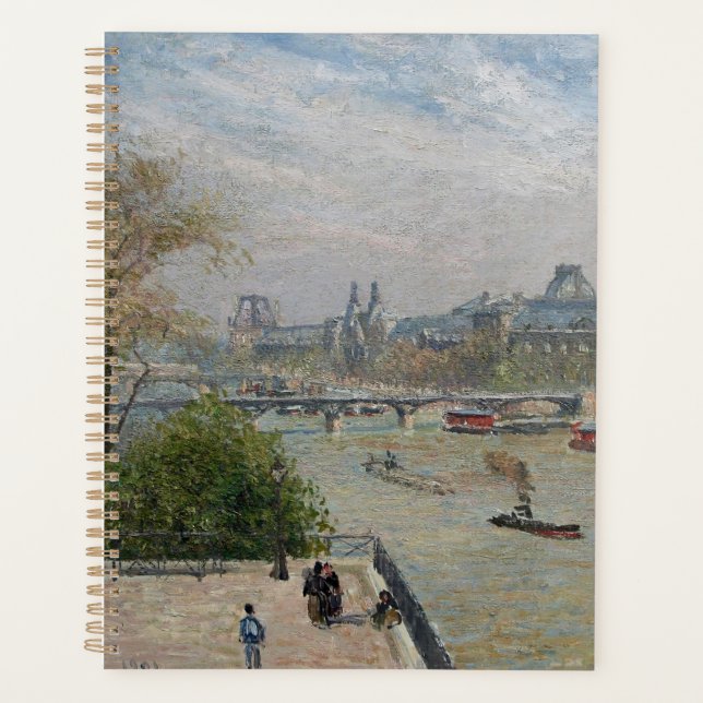 The Louvre, Spring  Camille Pissarro    Planner (Front)