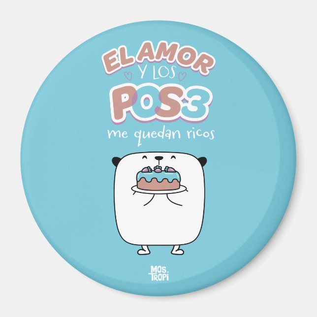 The love and the desserts magnet (Front)