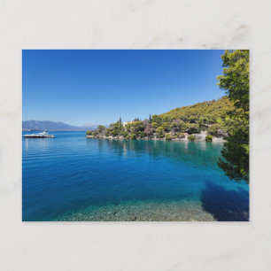 The Love bay in Poros island, Greece Postcard