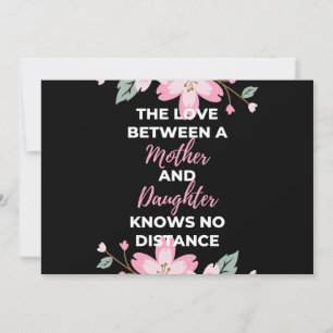 The Love Between A Mother And Daughter Knows Holiday Card