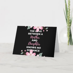 The Love Between A Mother And Daughter Knows Holiday Card