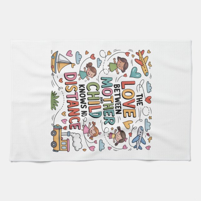 The Love Between Mother And Child Tea Towel (Horizontal)