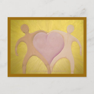 The Love Between Us Radiates Postcard