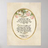 The Love Chapter, 1 Corinthians 13 Calligraphy
