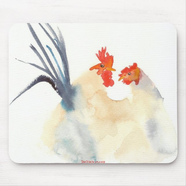 The Love Chickens Mousepad (Front)