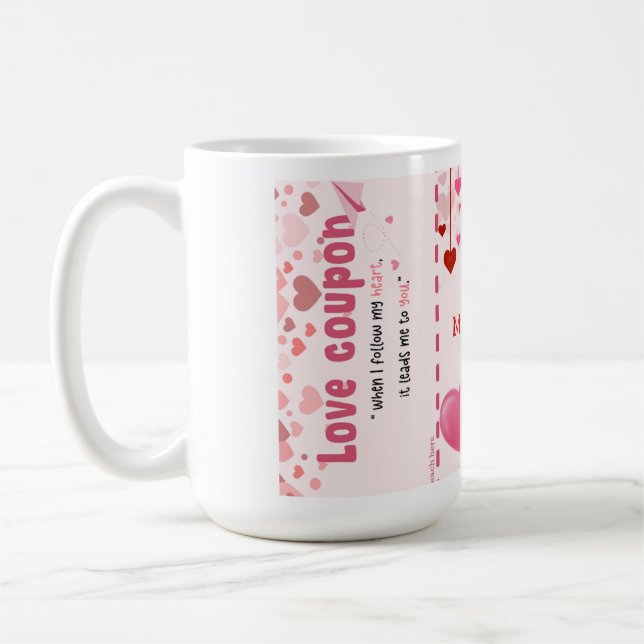 The Love Coupon Mug (Left)