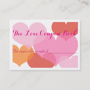 The Love Coupons Book Discount Card
