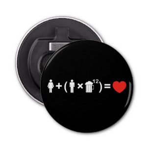 The Love Equation for Men Bottle Opener