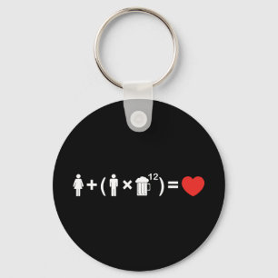 The Love Equation for Men Key Ring