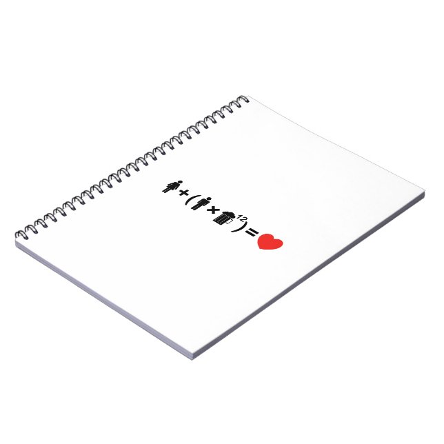 The Love Equation for Men Notebook (Left Side)