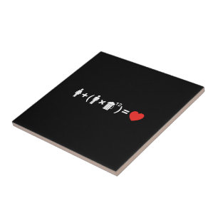 The Love Equation for Men Tile