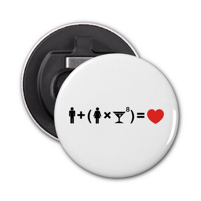 The Love Equation for Women Bottle Opener (Front)