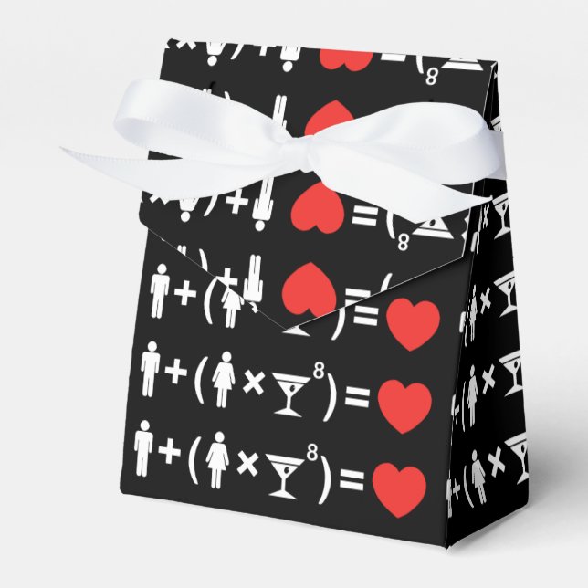 The Love Equation for Women Favour Box (Front Side)