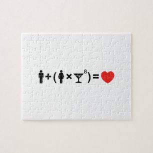 The Love Equation for Women Jigsaw Puzzle