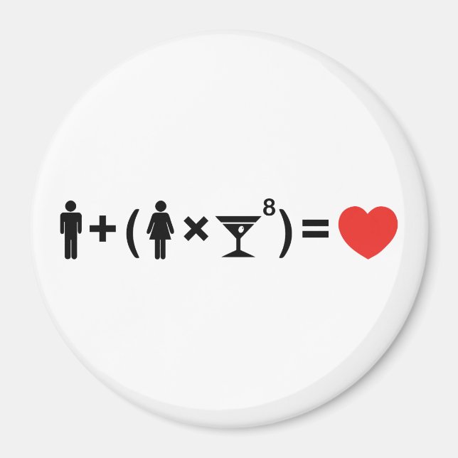 The Love Equation for Women Magnet (Front)
