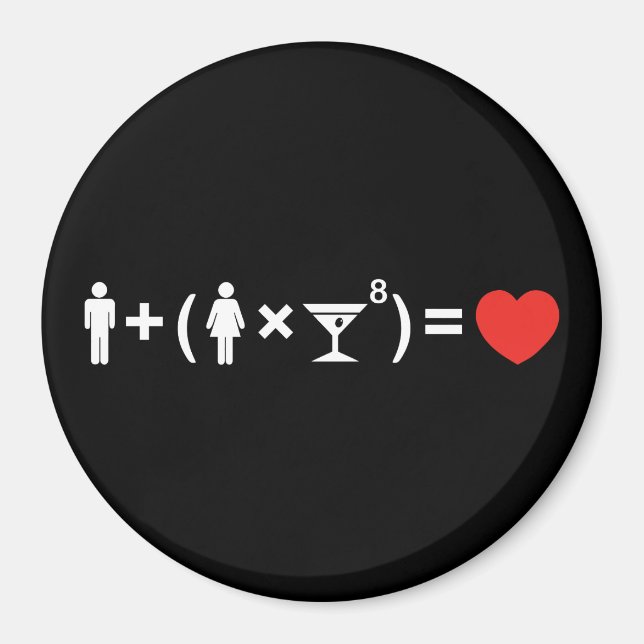 The Love Equation for Women Magnet (Front)