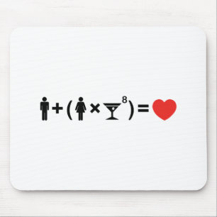 The Love Equation for Women Mouse Mat