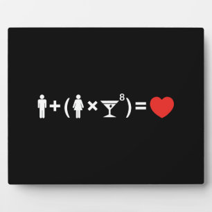 The Love Equation for Women Plaque