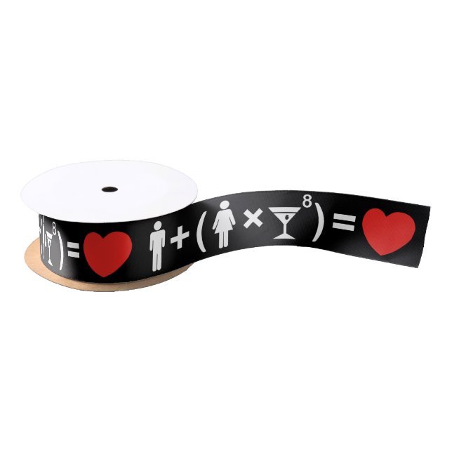 The Love Equation for Women Satin Ribbon (Spool)