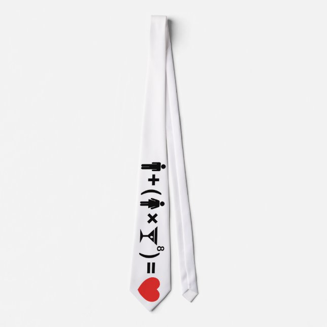 The Love Equation for Women Tie (Front)