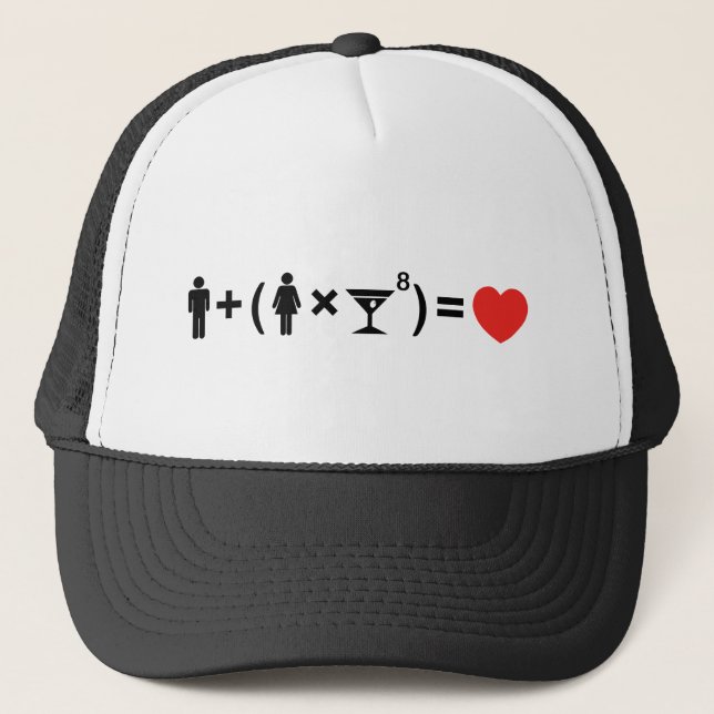 The Love Equation for Women Trucker Hat (Front)