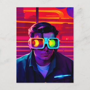 The Love Goggles - Ken Gauge Art Postcard