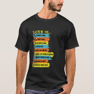 The Love Is Checklist According To 1 Corinthians 1 T-Shirt