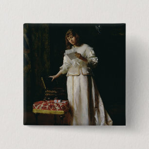 The Love Letter 15 Cm Square Badge