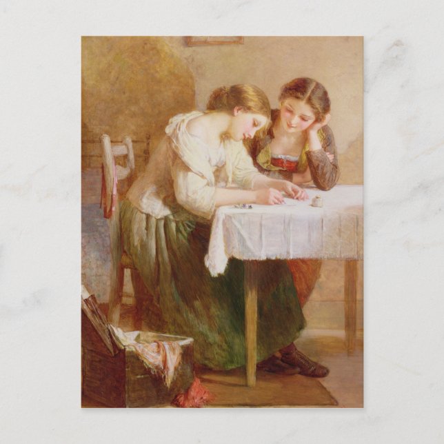 The Love Letter, 1871 Postcard (Front)