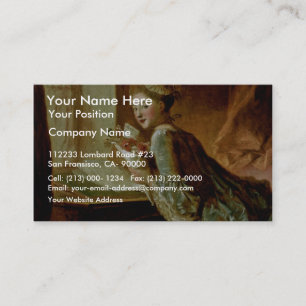 The Love Letter, By Fragonard, Jean-Honoré (Best Business Card