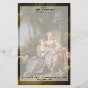 The Love Letter By François Boucher Stationery