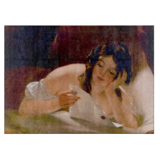 The Love Letter (by Thomas Sully) Cutting Board (Front)