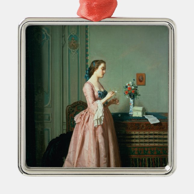 The Love Letter Metal Tree Decoration (Front)