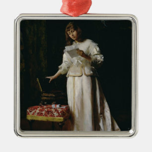 The Love Letter Metal Tree Decoration