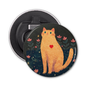 The Love of a Cat, a Charles Dickens' Quote Bottle Opener
