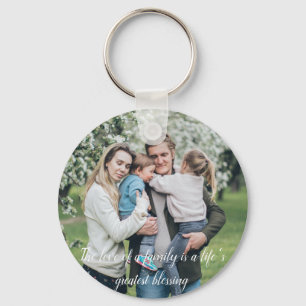 The love of a family is life's greatest blessing key ring