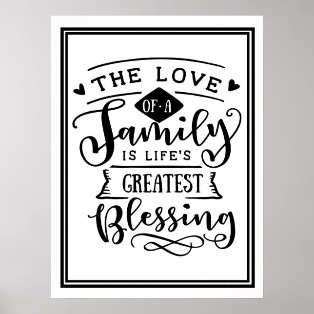 The Love of a Family Poster (Front)
