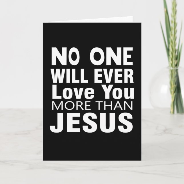 The Love of Jesus Card (Front)