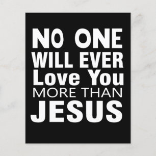 The Love of Jesus Flyer