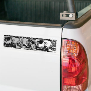 The Love Of Motocross Racing - Dirt Bike Racers Bumper Sticker
