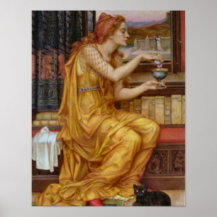 The Love Potion by Evelyn de Morgan Print