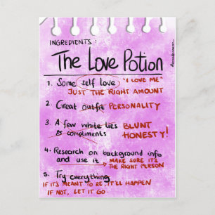 The Love Potion Postcard