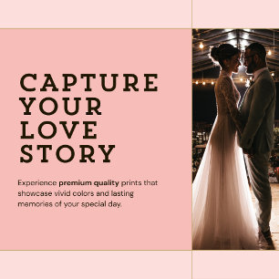 The "Love Story" Premium Enlargement   Custom  Photo Print