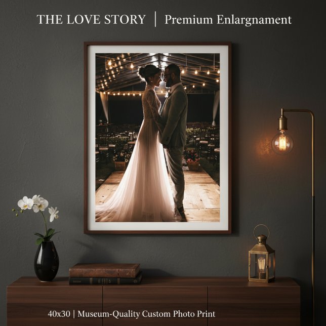 The "Love Story" Premium Enlargement | Custom  Photo Print (The "Love Story" Premium Enlargement | Custom Photo Print)