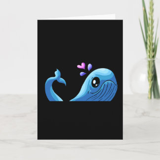 The Love Whale | Spout Heart Valentine Card