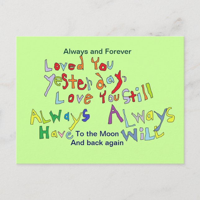 The Love You Card (Front)